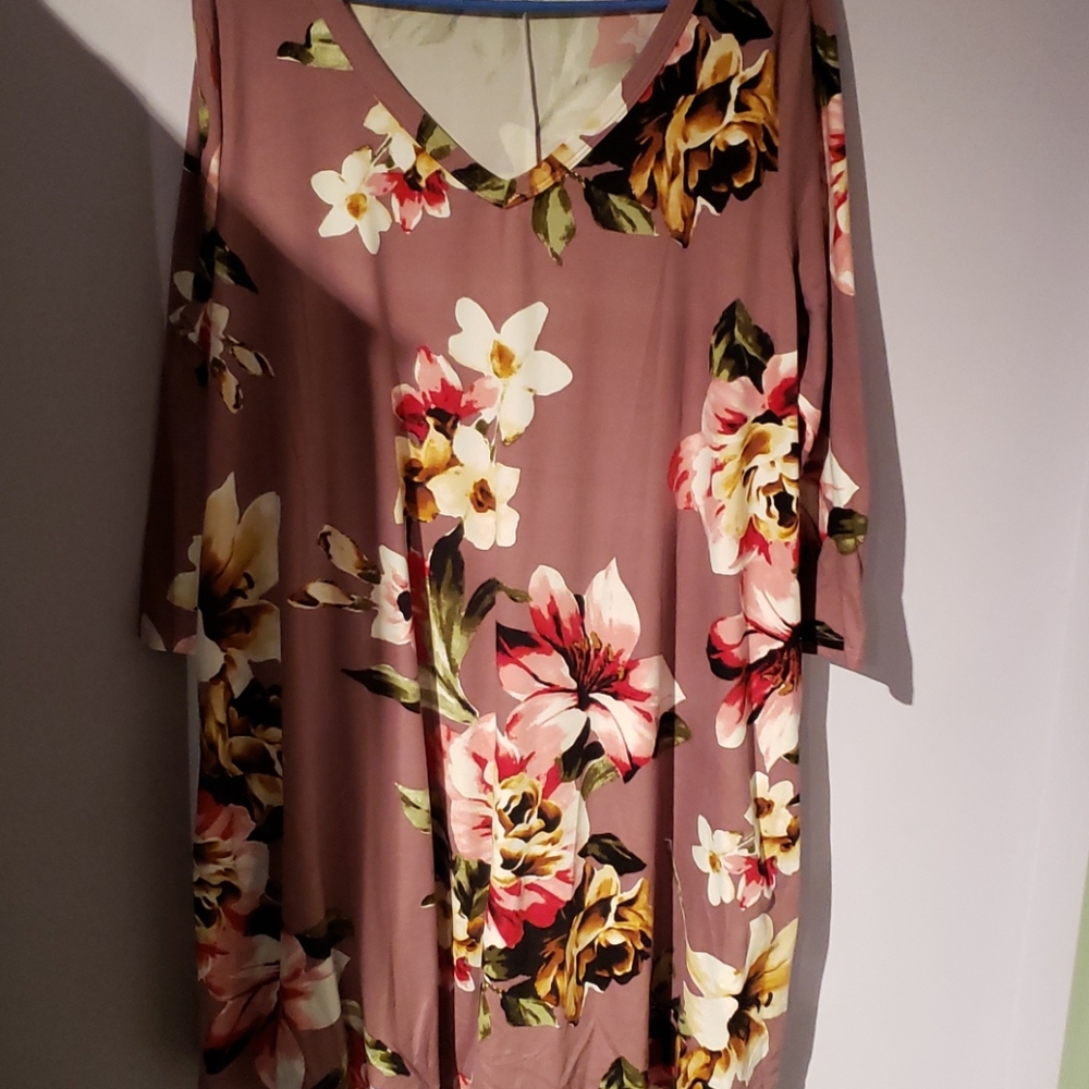 3/4 sleeve dress